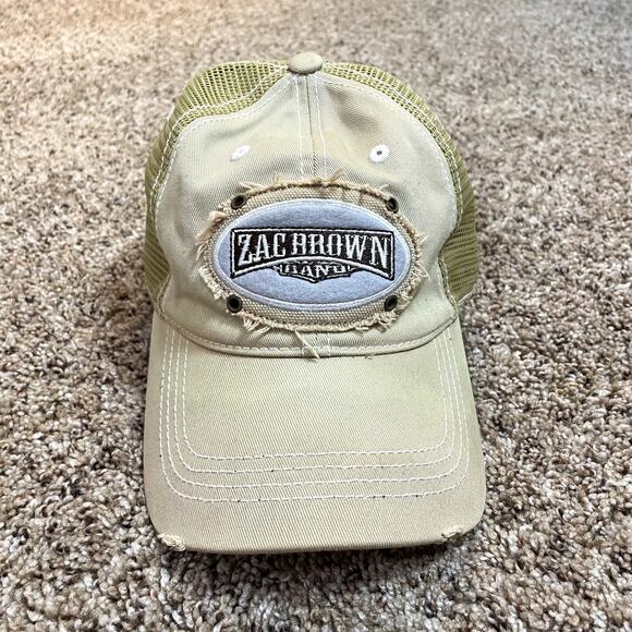 Zac Brown Band Trucker Hat in Tan | Country Music Zac Brown Band Merch - Picture 2 of 9